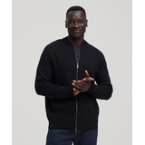 Denver Hayes Men's Doubleknit Full-Zip Bomber Jacket Front_Flat