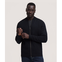 Denver Hayes Men's Doubleknit Full-Zip Bomber Jacket