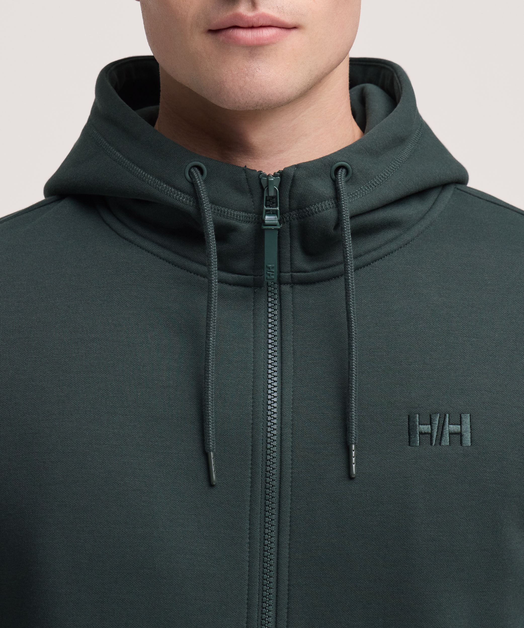Chandail à capuche en molleton à glissière pleine longueur pour hommes, Helly Hansen
