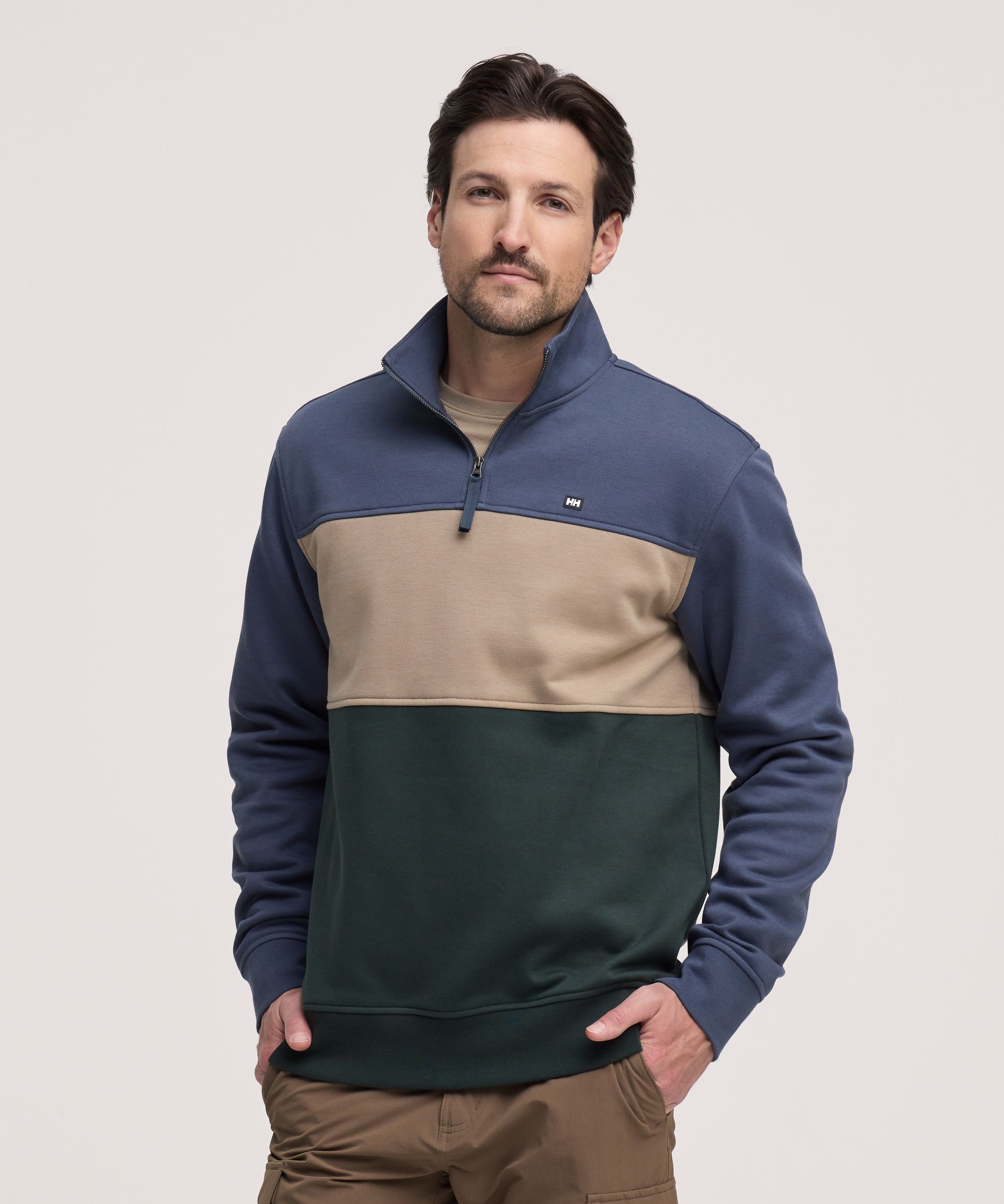 Helly Hansen Men's CPO Fleece 1/4 Zip Mock Neck Sweater