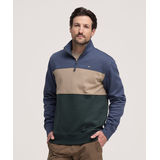 Helly Hansen Men's CPO Fleece 1/4 Zip Mock Neck Sweater Front_Flat