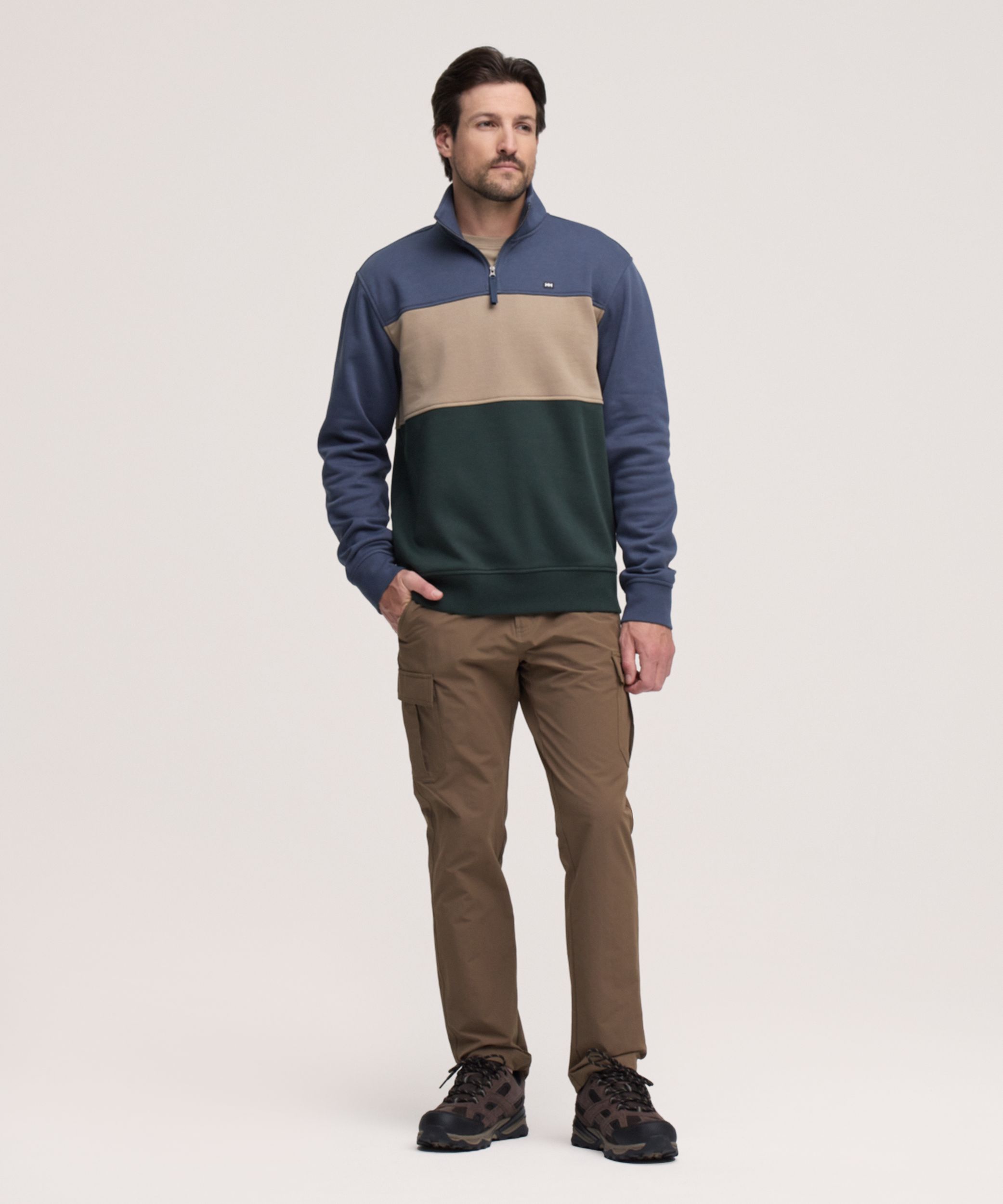 Helly Hansen Men's CPO Fleece 1/4 Zip Mock Neck Sweater