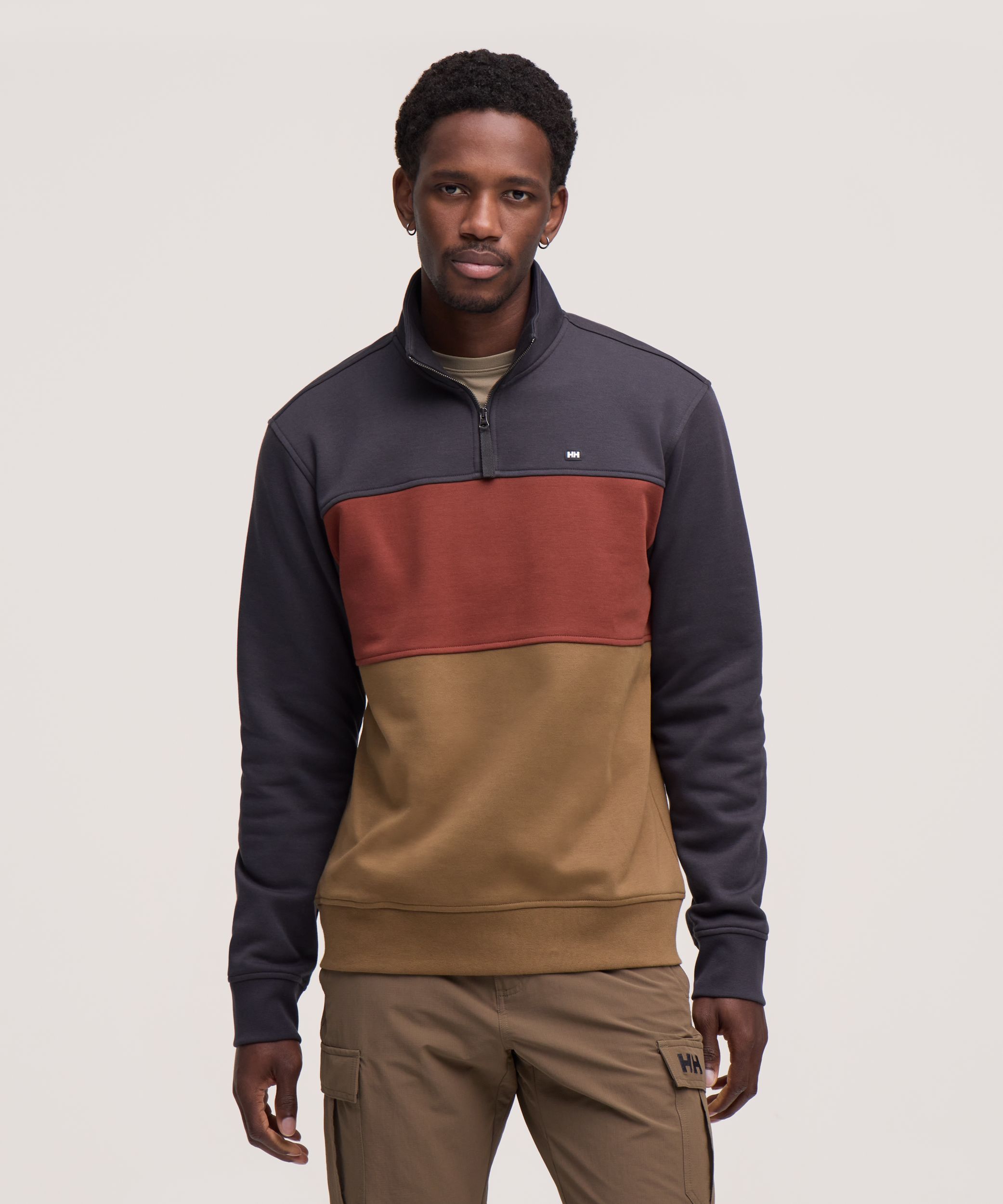 Helly Hansen Men's CPO Fleece 1/4 Zip Mock Neck Sweater