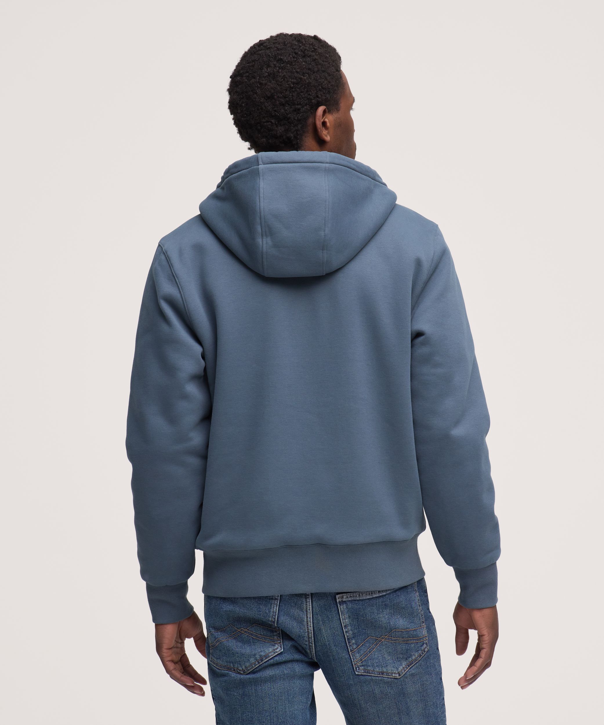 Chandail à capuche à glissière pleine longueur doublé en sherpa avec T-Max Heat pour hommes, WindRiver