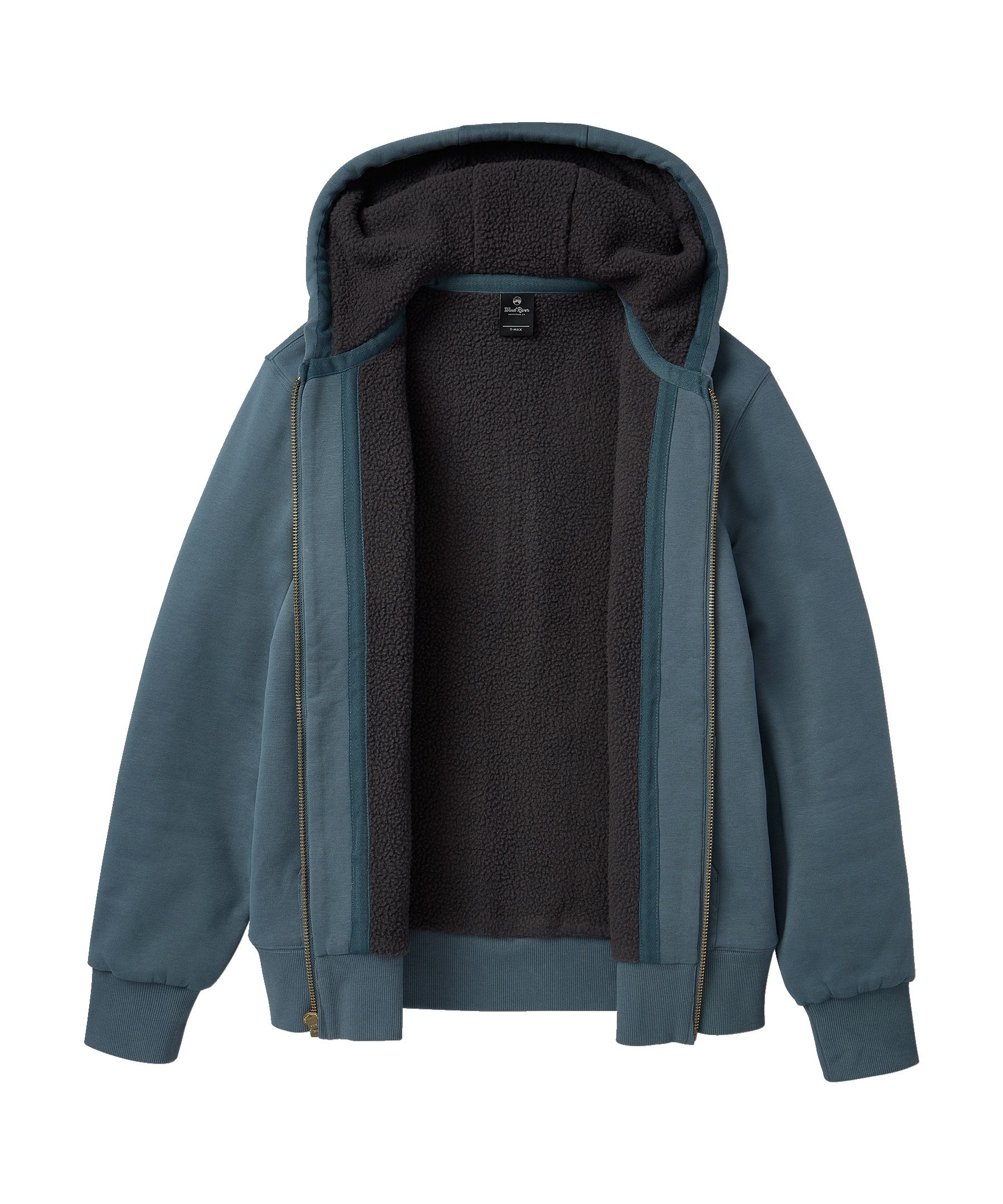Chandail à capuche à glissière pleine longueur doublé en sherpa avec T-Max Heat pour hommes, WindRiver