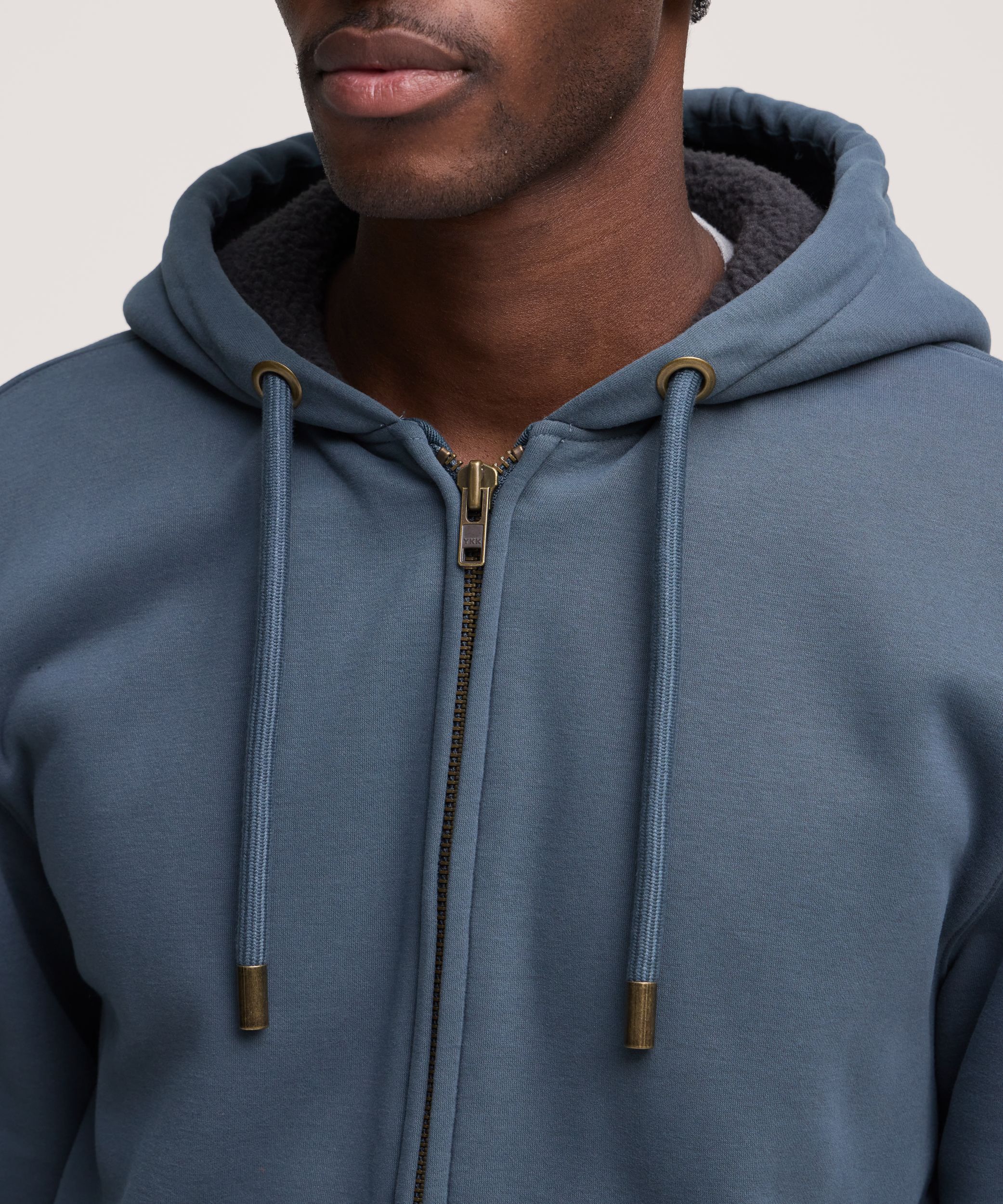 Chandail à capuche à glissière pleine longueur doublé en sherpa avec T-Max Heat pour hommes, WindRiver