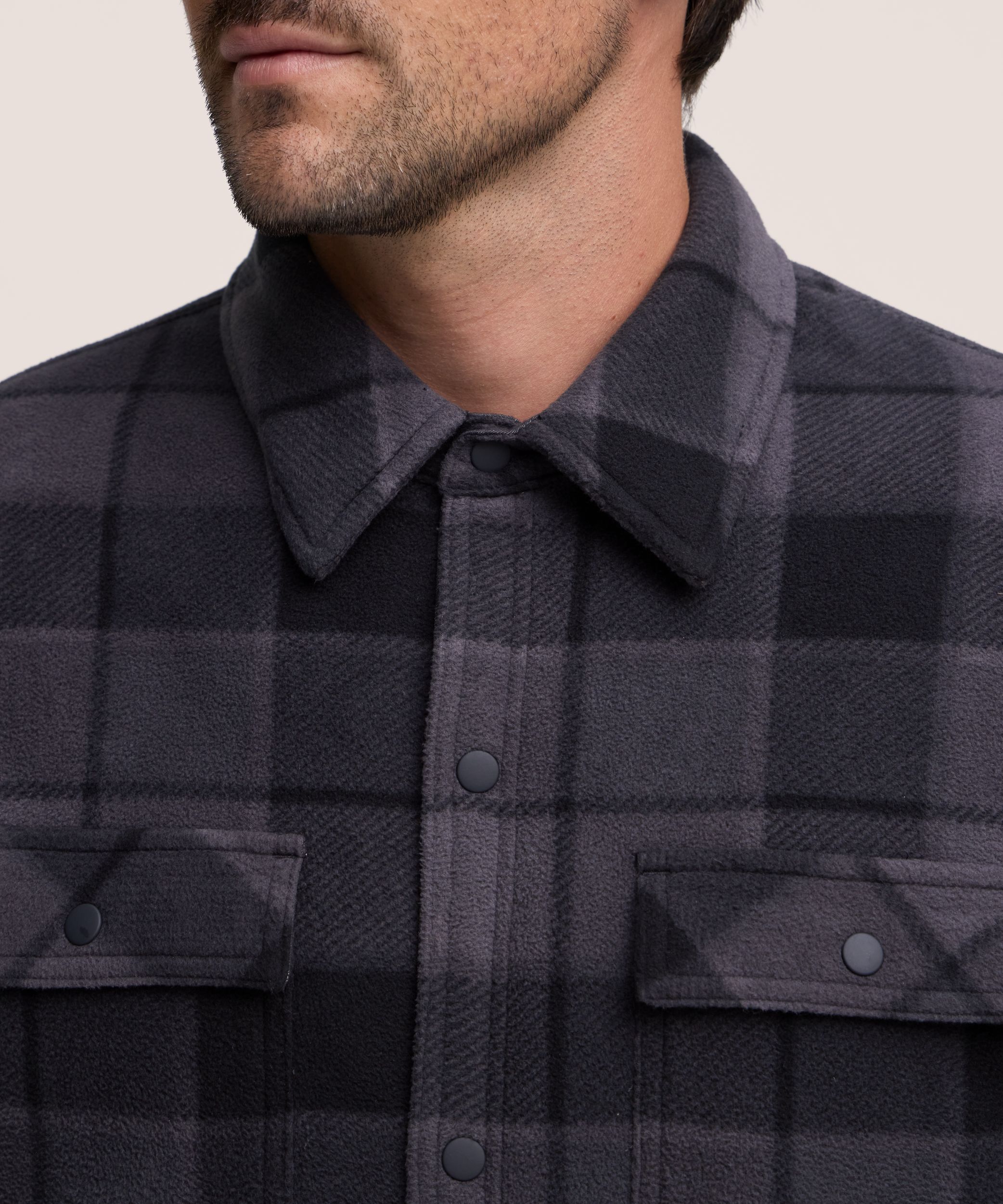 WindRiver Men's Fleece T-Max Sherpa Lined Shirt Jacket