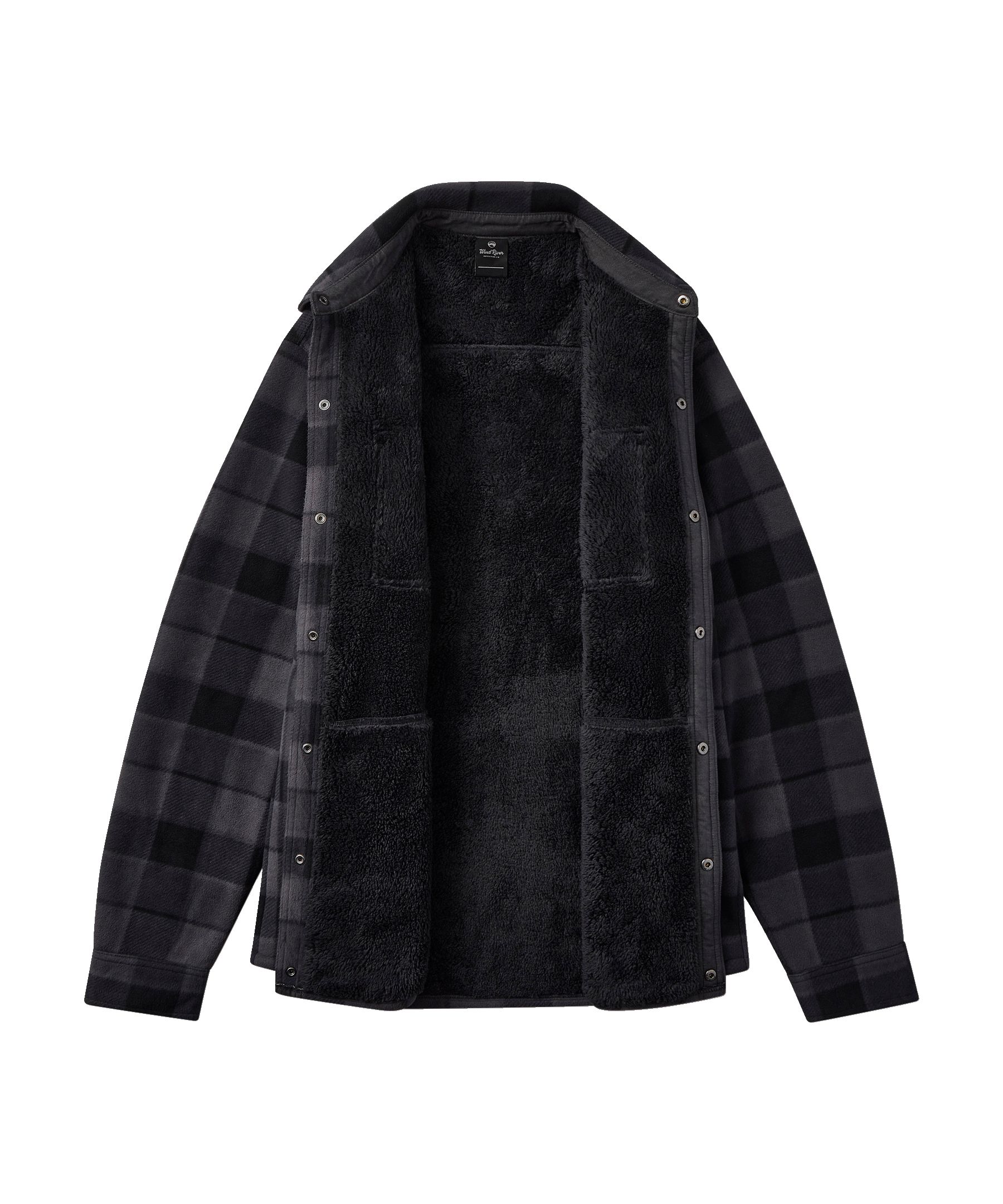 WindRiver Men's Fleece T-Max Sherpa Lined Shirt Jacket