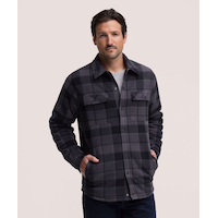 WindRiver Men's Fleece T-Max Sherpa Lined Shirt Jacket