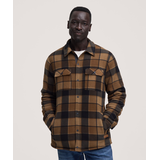 Chemise-veste en molleton avec doublure en sherpa T-MAX pour hommes, WindRiver Front_Flat