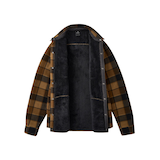 WindRiver Men's Fleece T-Max Sherpa Lined Shirt Jacket Front_Flat