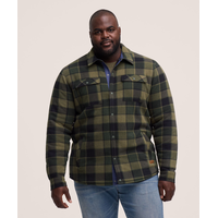 WindRiver Men's Fleece T-Max Sherpa Lined Shirt Jacket