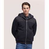 Chandail à capuche isolé en molleton avec glissière pleine longueur T-MAX pour hommes, WindRiver Front_Flat