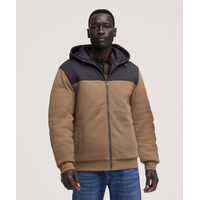 Chandail à capuche isolé en molleton avec glissière pleine longueur T-MAX pour hommes, WindRiver