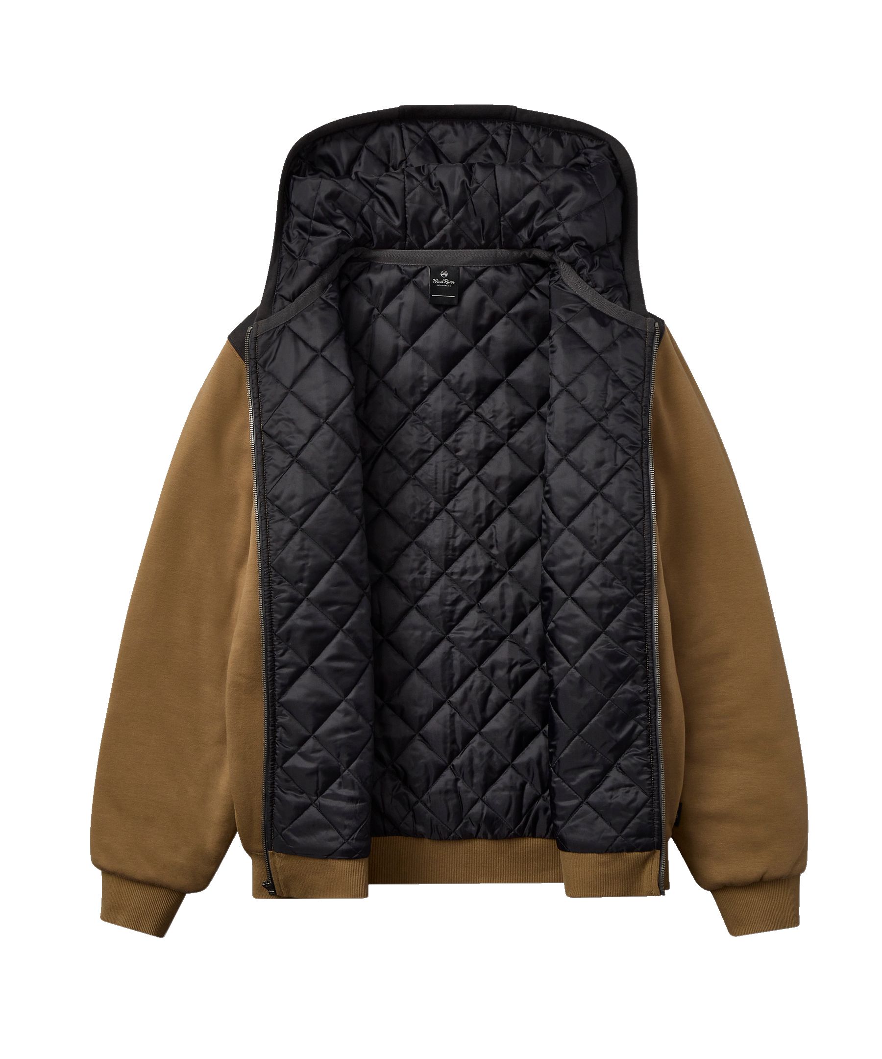 Chandail à capuche isolé en molleton avec glissière pleine longueur T-MAX pour hommes, WindRiver