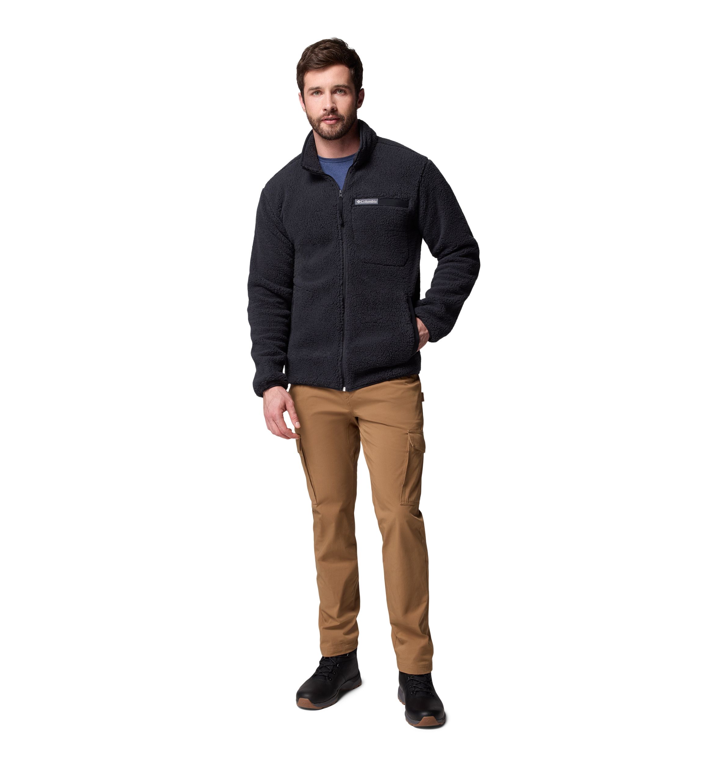 Columbia Men's Rugged Ridge High Pile Full-Zip Fleece Jacket