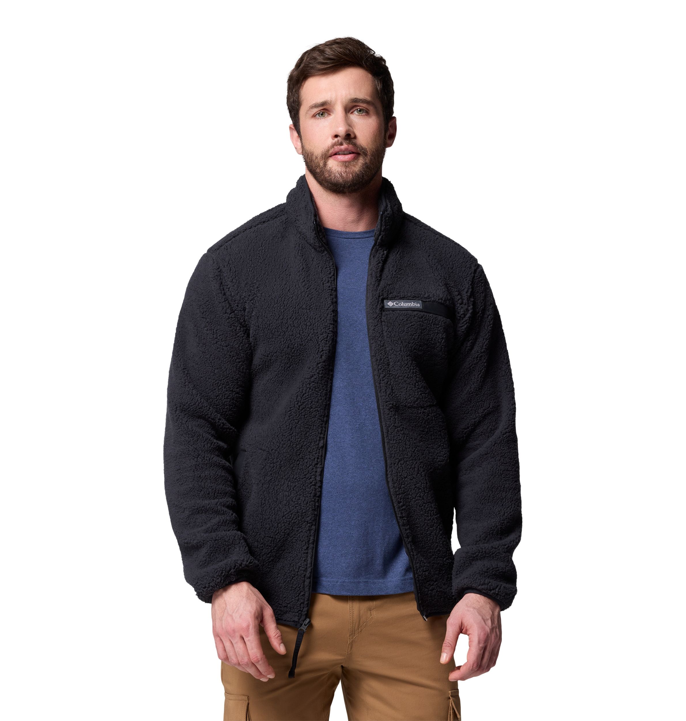 Columbia Men's Rugged Ridge High Pile Full-Zip Fleece Jacket
