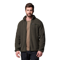 Veste en molleton à poils longs avec fermeture à glissière pleine longueur pour hommes, Rugged Ridge, Columbia