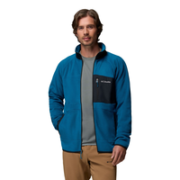 Veste en molleton à glissière pleine longueur avec revêtement pour hommes, Fast Trek, Columbia Front_Flat