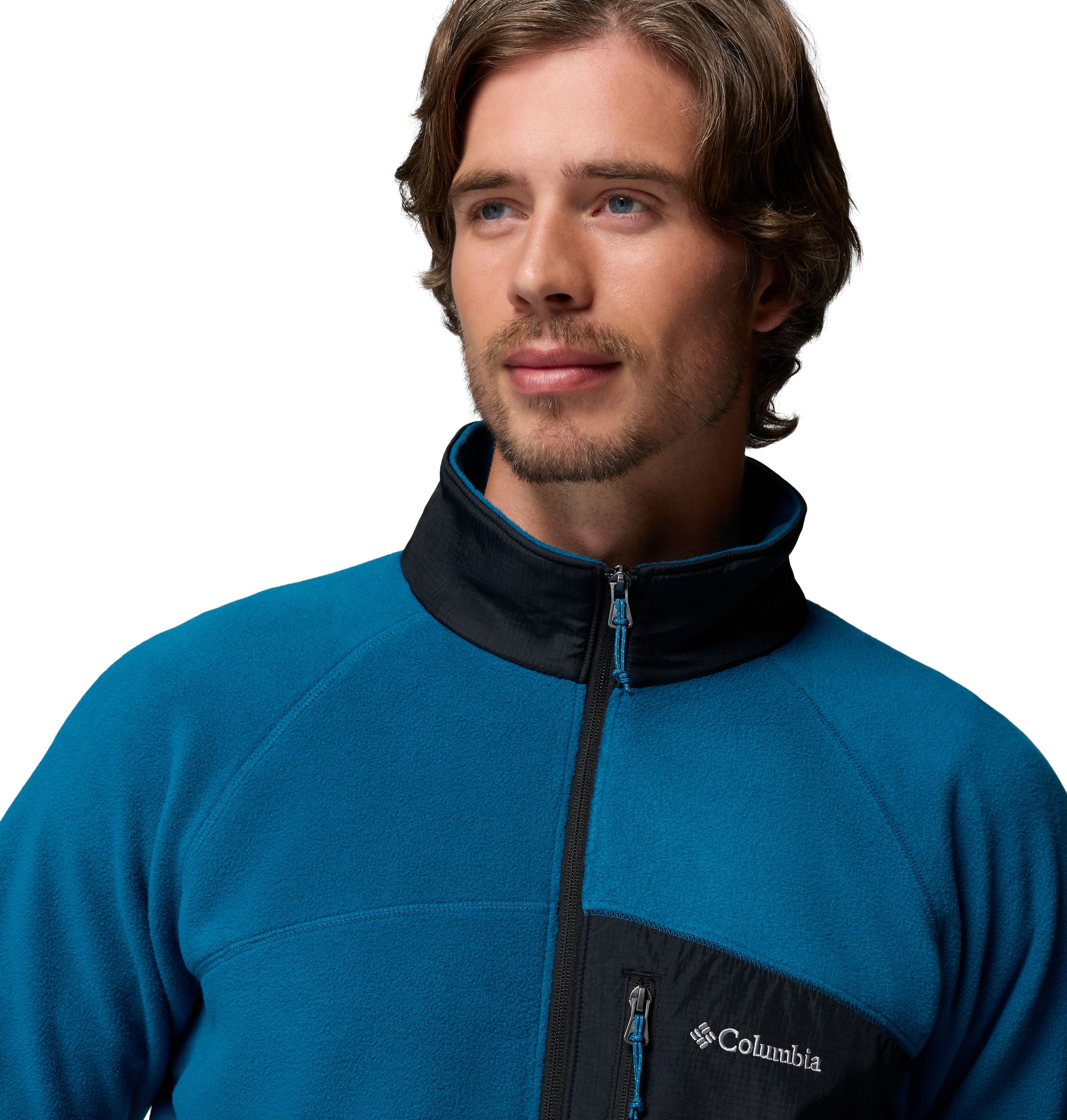 Columbia Men's Fast Trek Overlay Full Zip Fleece Jacket