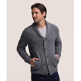 WindRiver Men's Cable Cardigan Sweater Front_Angled_Right