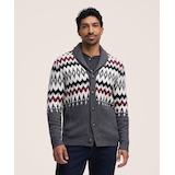 Cardigan à motif jacquard pour hommes, WindRiver