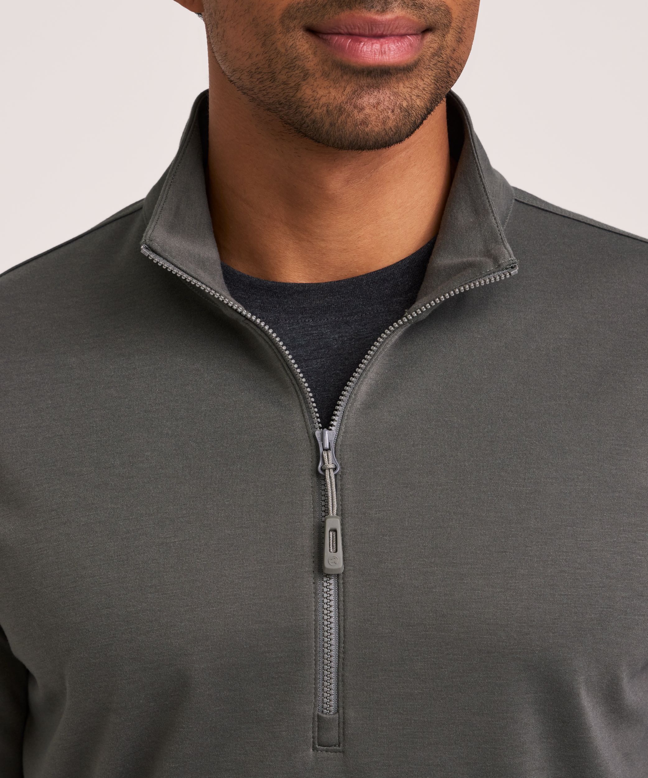 WindRiver Men's Mosquito Tick Repellent Quarter Zip Long Sleeve