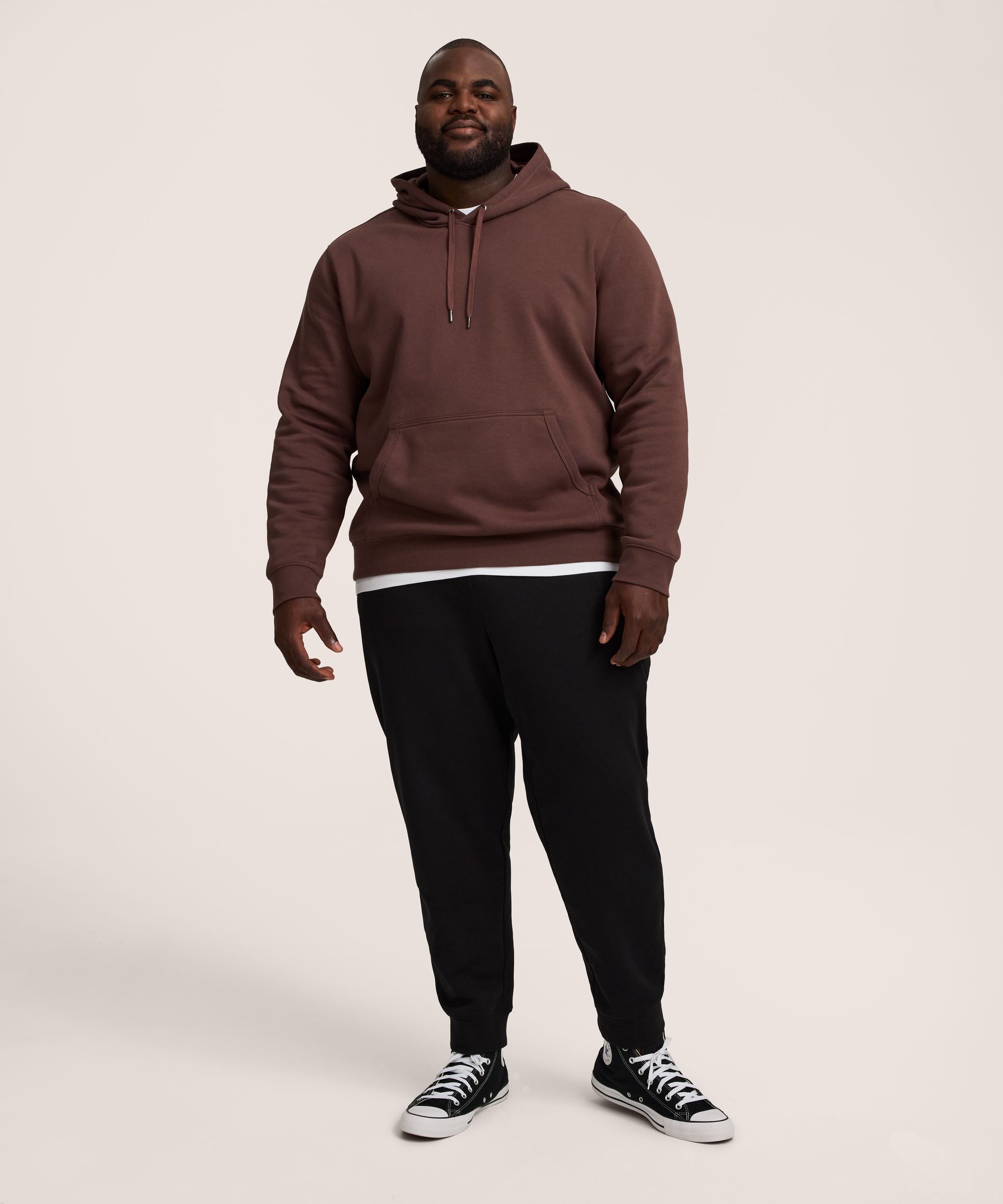 Denver Hayes Men's SuperSoft Fleece Popover Hoodie