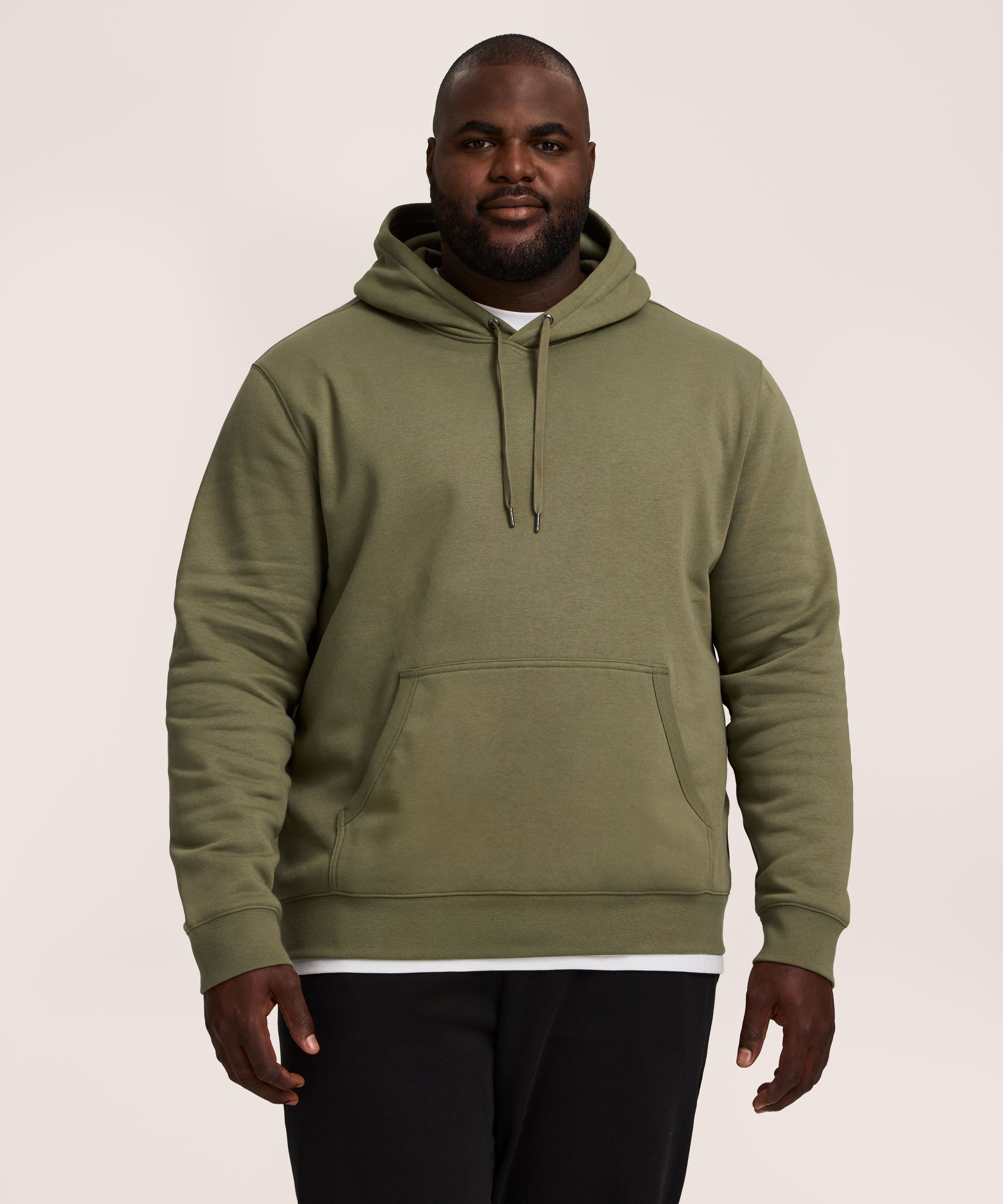 Denver Hayes Sweat à capuche en polaire ultra doux pour homme