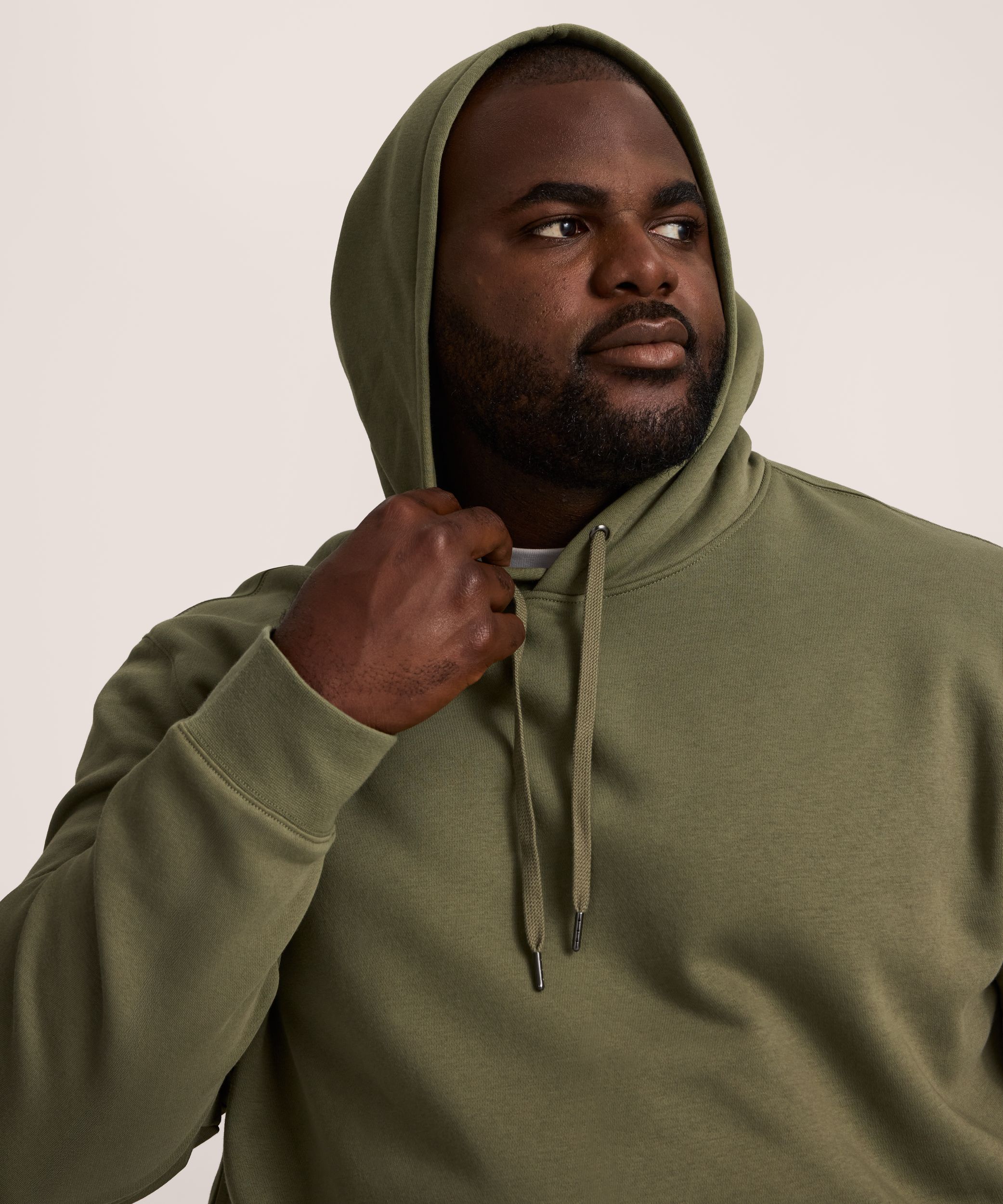 Denver Hayes Sweat à capuche en polaire ultra doux pour homme