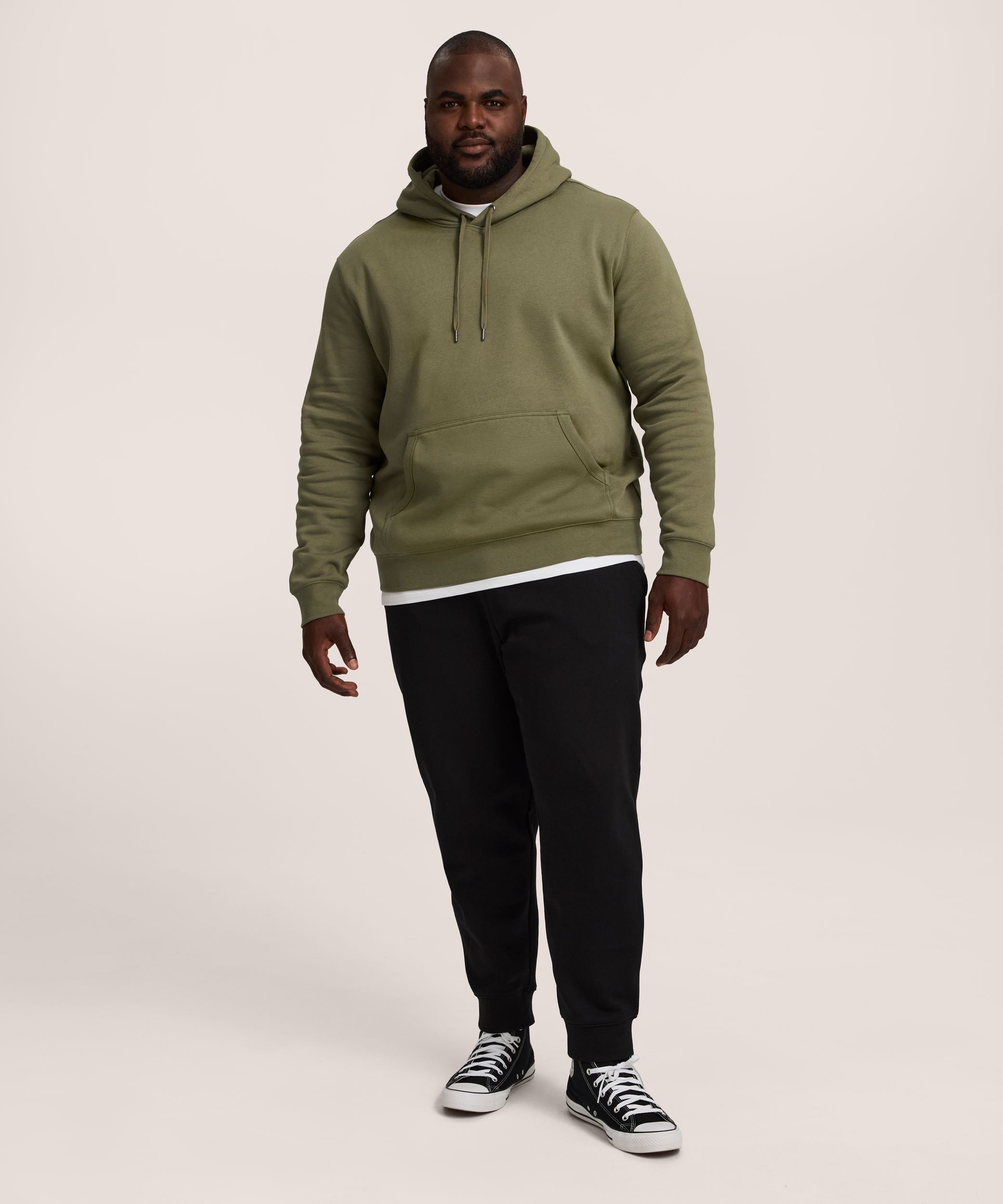 Denver Hayes Sweat à capuche en polaire ultra doux pour homme