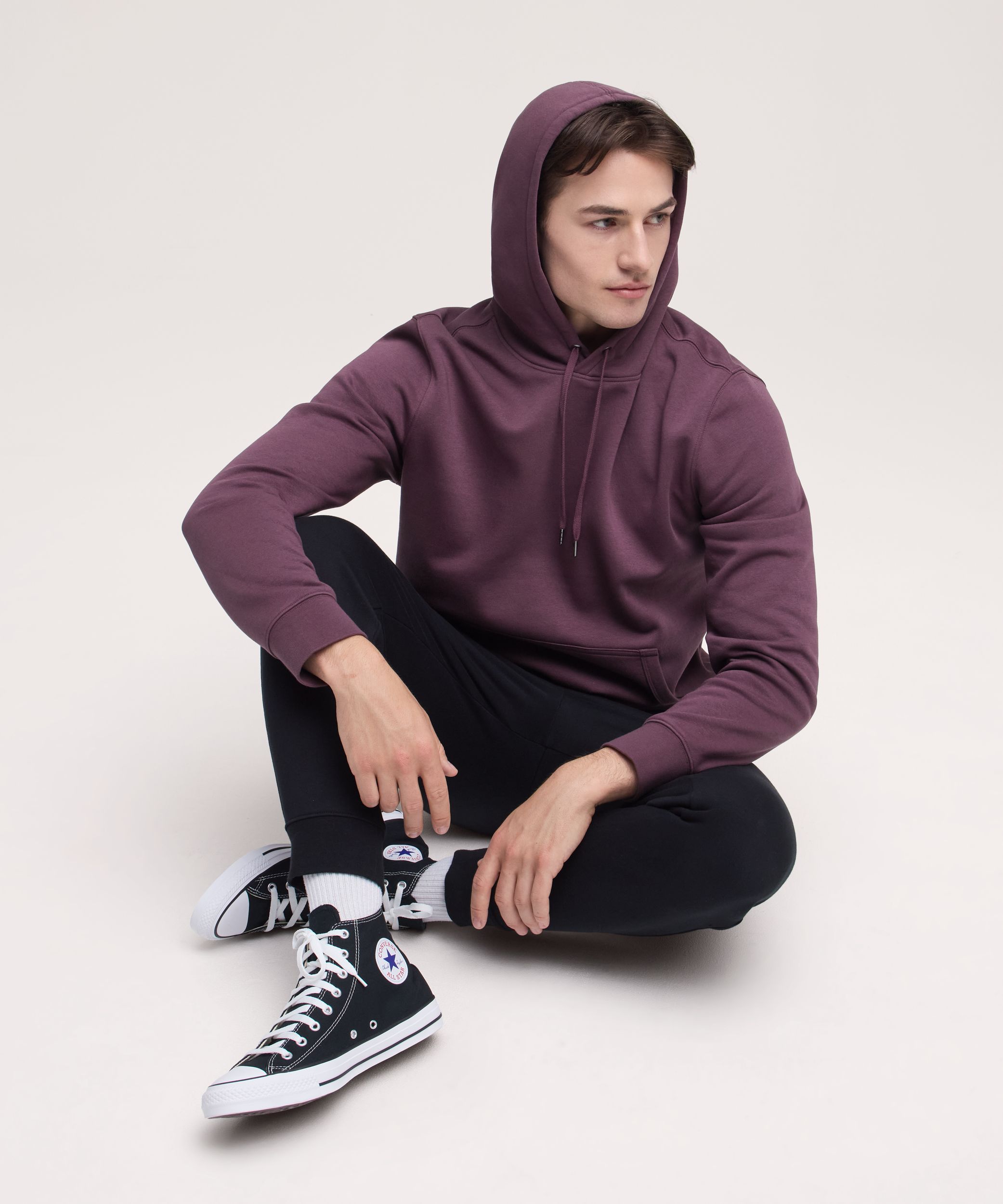 Denver Hayes Men's SuperSoft Fleece Popover Hoodie
