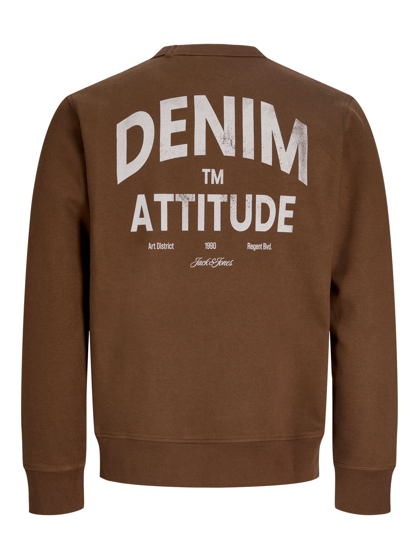 Jack & Jones Men's Dover Graphic Crew Neck Sweatshirt
