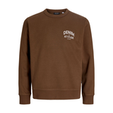 Jack & Jones Men's Dover Graphic Crew Neck Sweatshirt Front_Flat