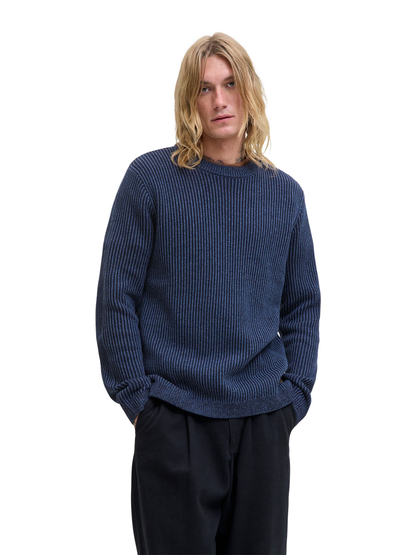 Jack & Jones Men's Dover Knit Crew Neck Sweater