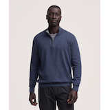 Chandail en coton doux à glissière 1/4 pour hommes, Denver Hayes