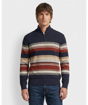 Lois Men's Samuel Long Sleeve 1/4 Zip Sweater