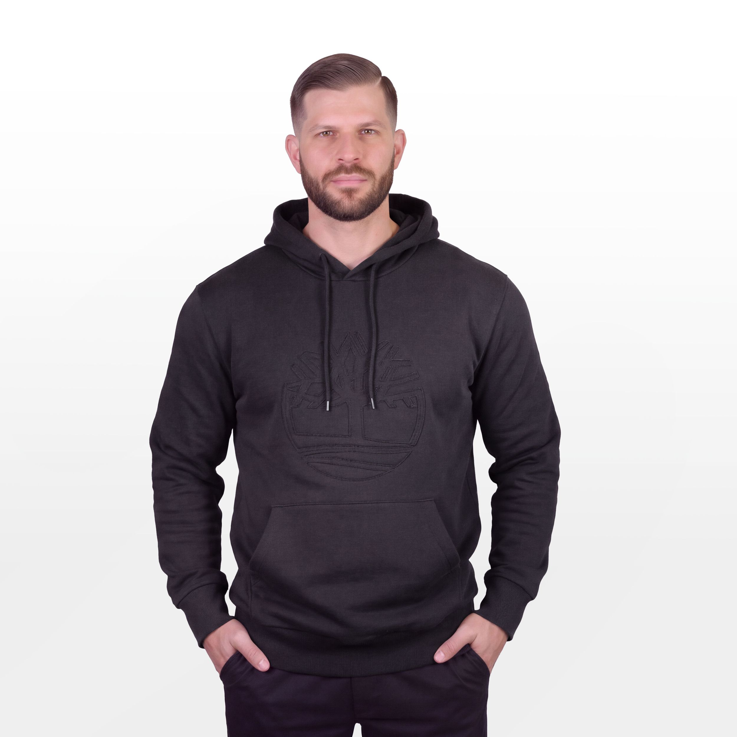 Chandail à capuche en molleton à enfiler avec logo arbre pour hommes, Timberland