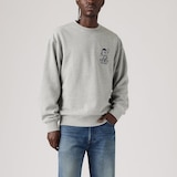Chandail graphique en molleton à coupe décontractée pour hommes, Levi's Front_Flat