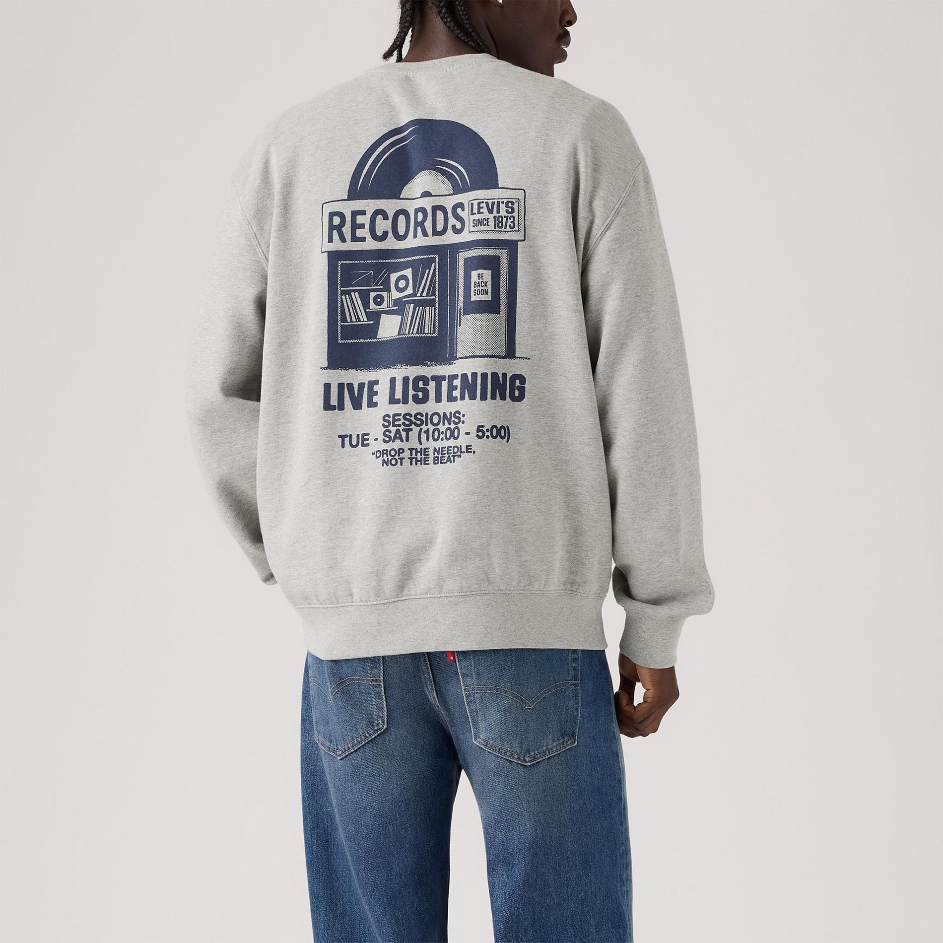 Chandail graphique en molleton à coupe décontractée pour hommes, Levi's