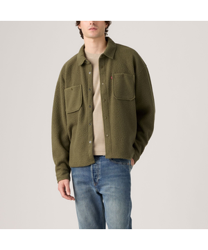 Chemise-veste travailleur en doux molleton sherpa pour hommes, Levi’s