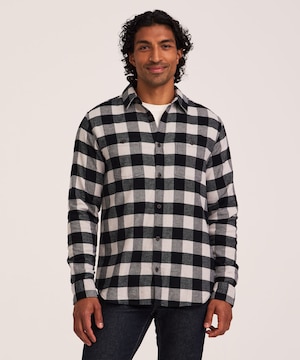 Chemise en flanelle de base extensible pour hommes, WindRiver