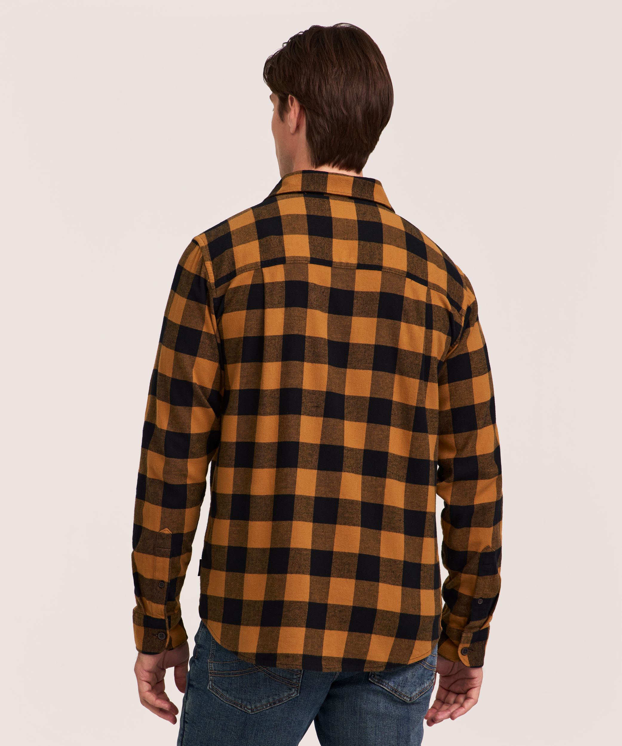 Chemise en flanelle de base extensible pour hommes, WindRiver