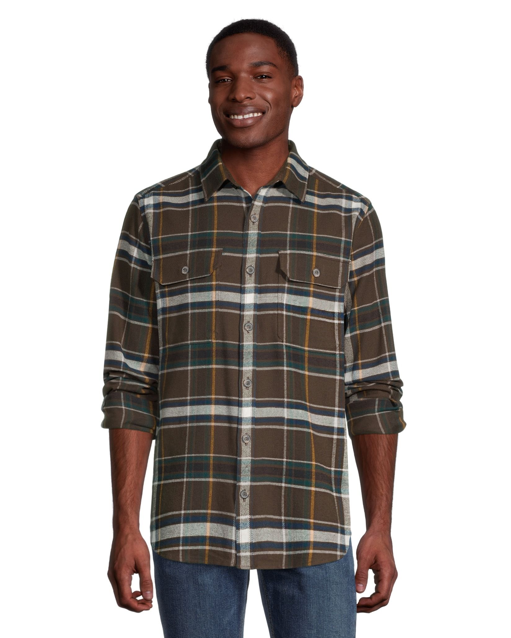flannel shirt with stretch