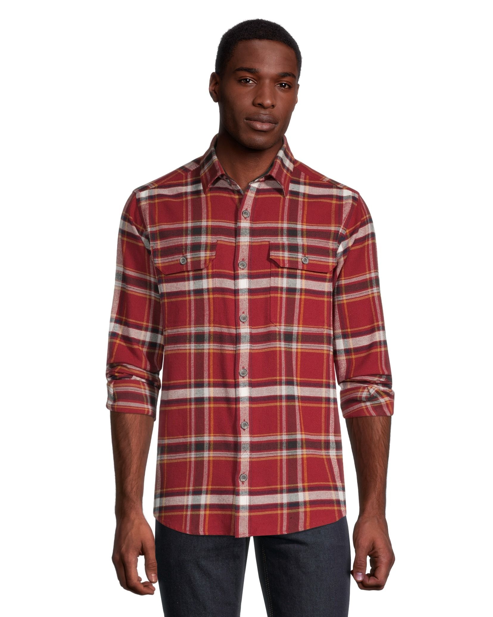 flannel shirt with stretch