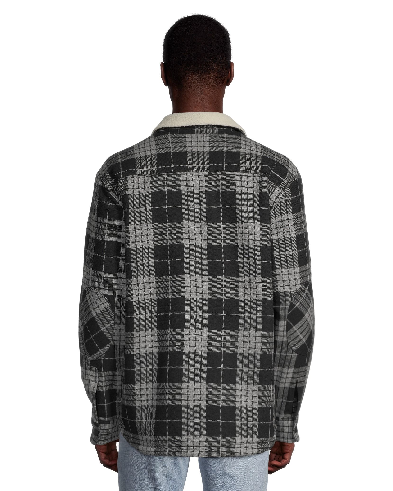 Mens plaid lined jacket best sale
