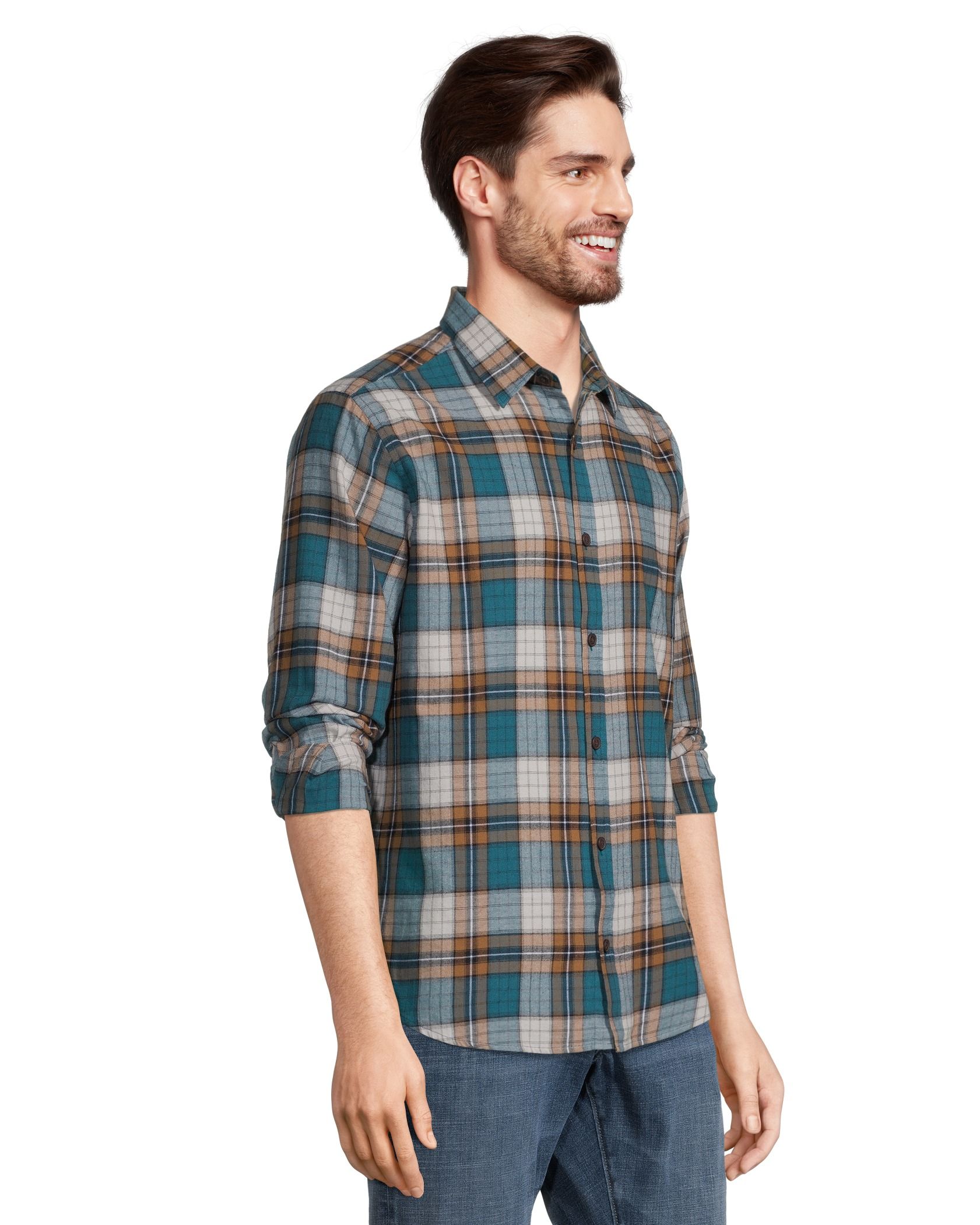 Men's Cotton Flannel Shirt | Marks