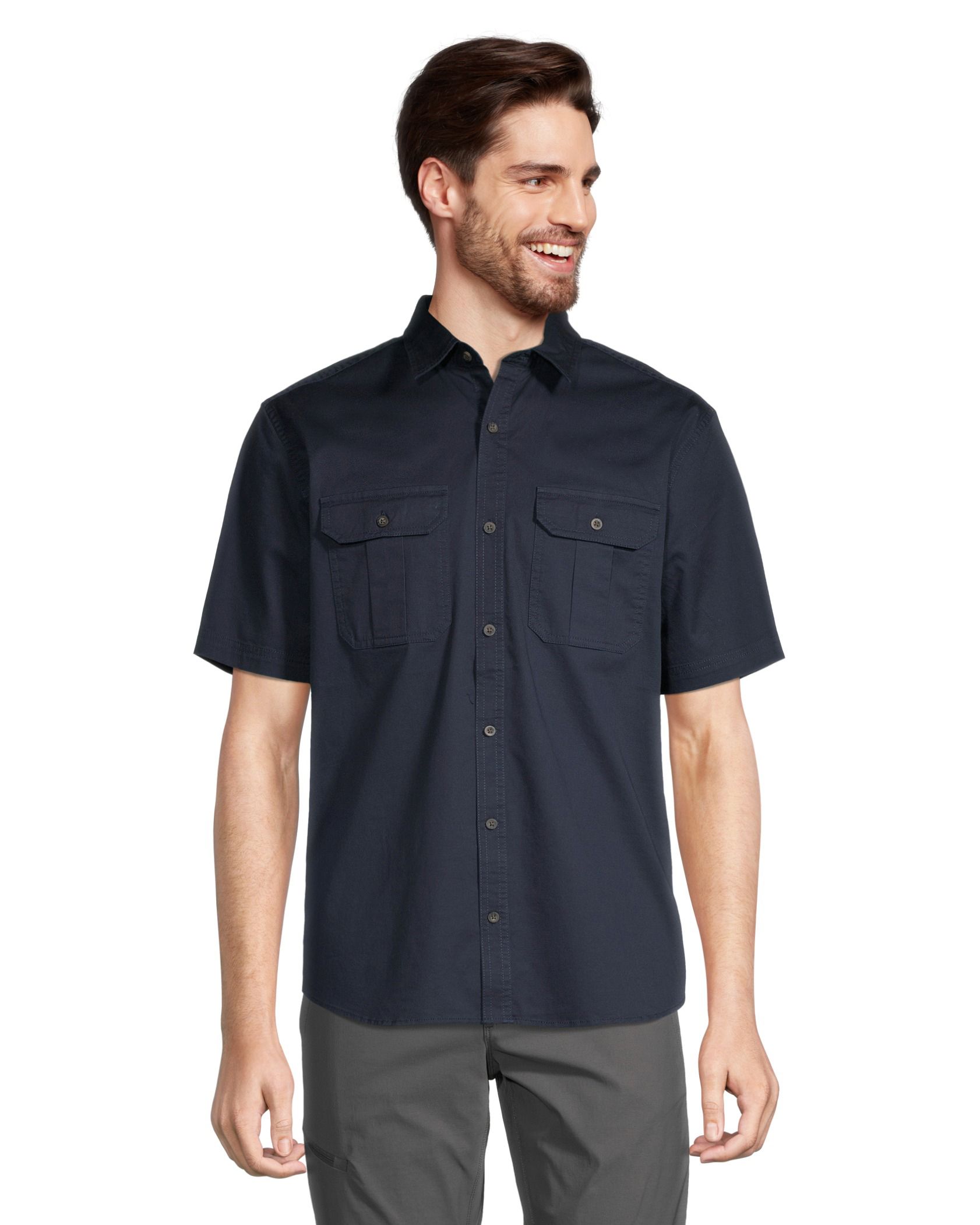 WindRiver Men's Classic Fit Short Sleeve Utility Shirt | Marks