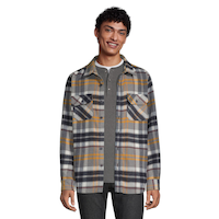 Veste-chemise à carreaux pour hommes, Boston Traders Front_Flat