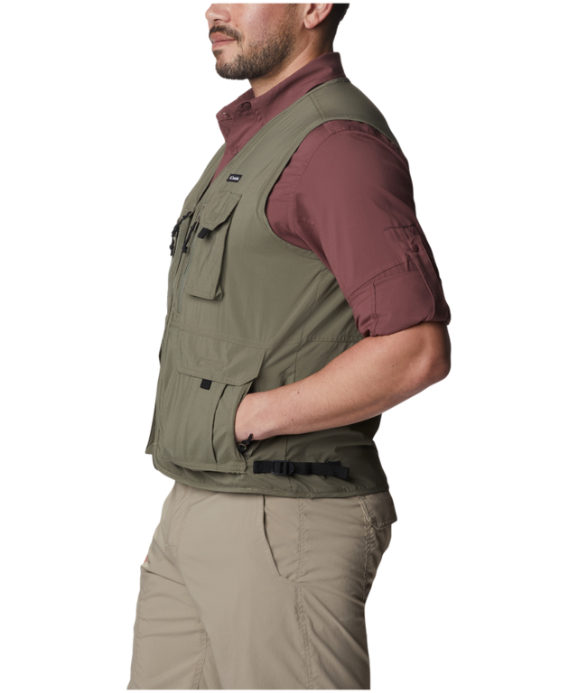 Columbia Men's Silver Ridge Omni Shade VNeck Utility Vest Marks